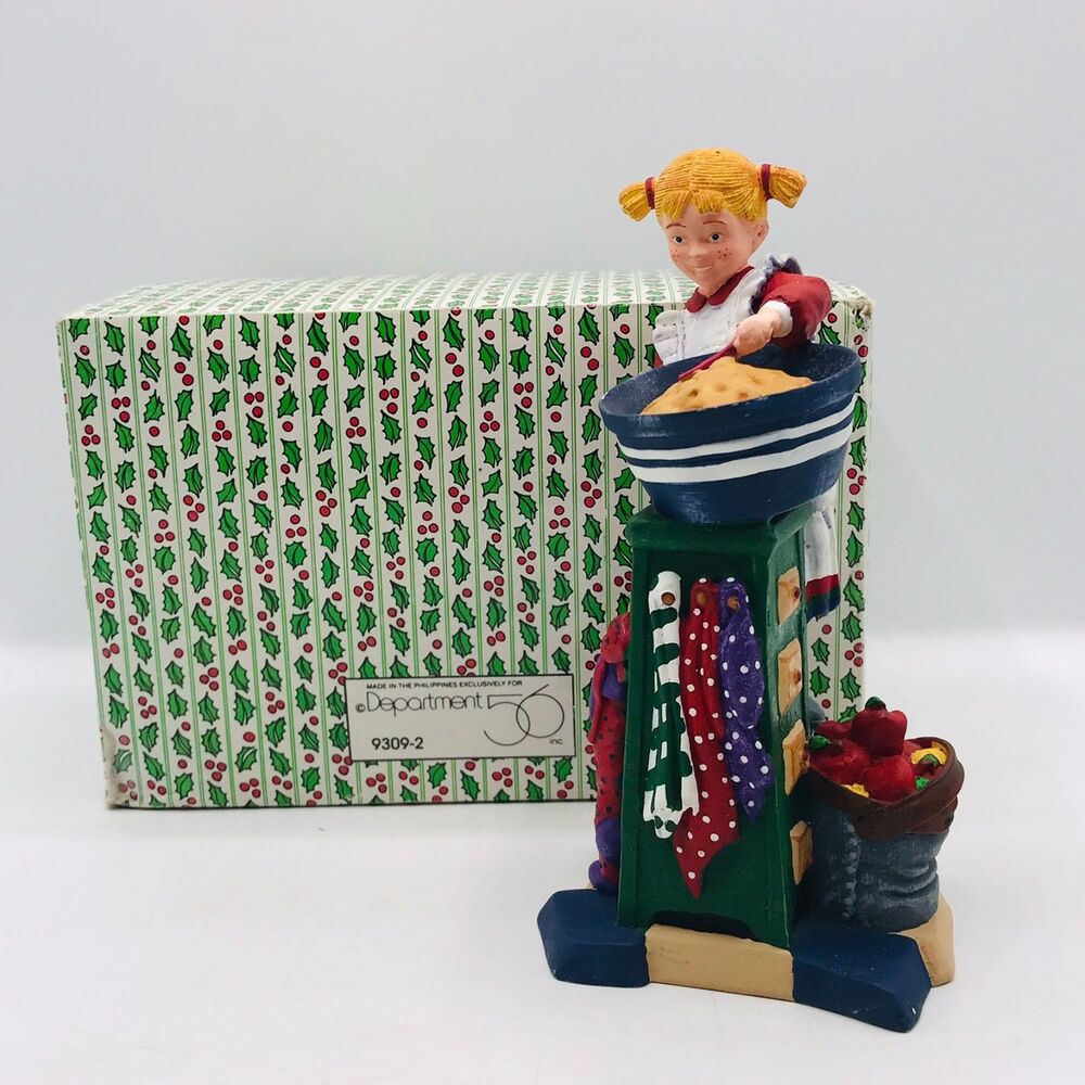 Dept 56 Madeline Making Cookies All Through The House Figure W/Box 9309-2